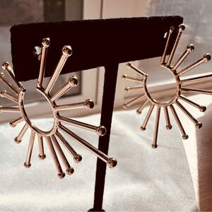 Nordstrom Gold Sunburst Earrings